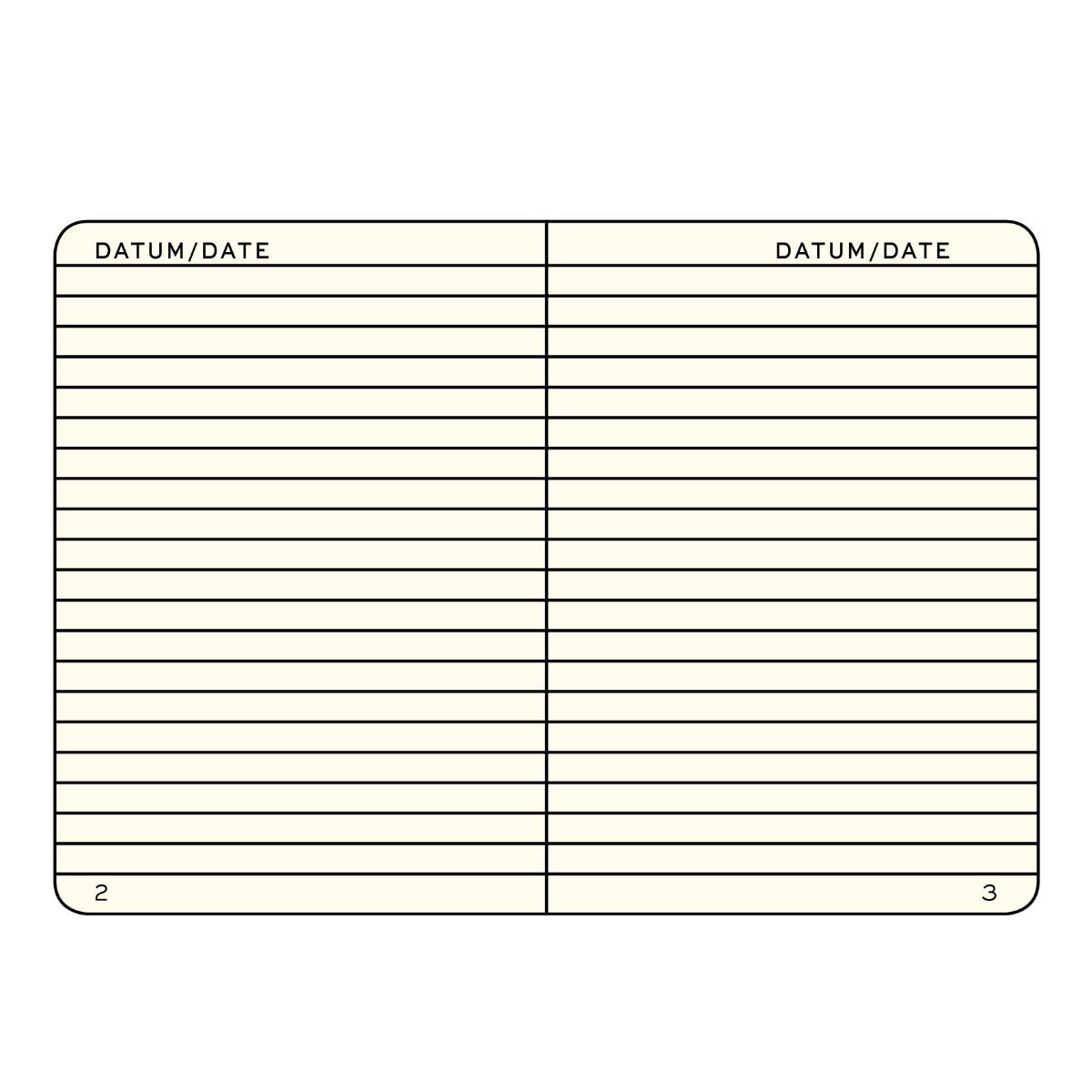 Leuchtturm1917 Medium Notebook - 120G Edition - Port Red Ruled