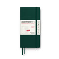 Leuchtturm1917 Dotted Wallet (B6+ x A6) Weekly Planner & Notebook 2027 - Forest Green
