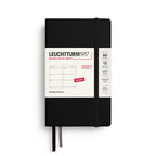 Leuchtturm1917 A6 Pocket Weekly Planner 2027- Black