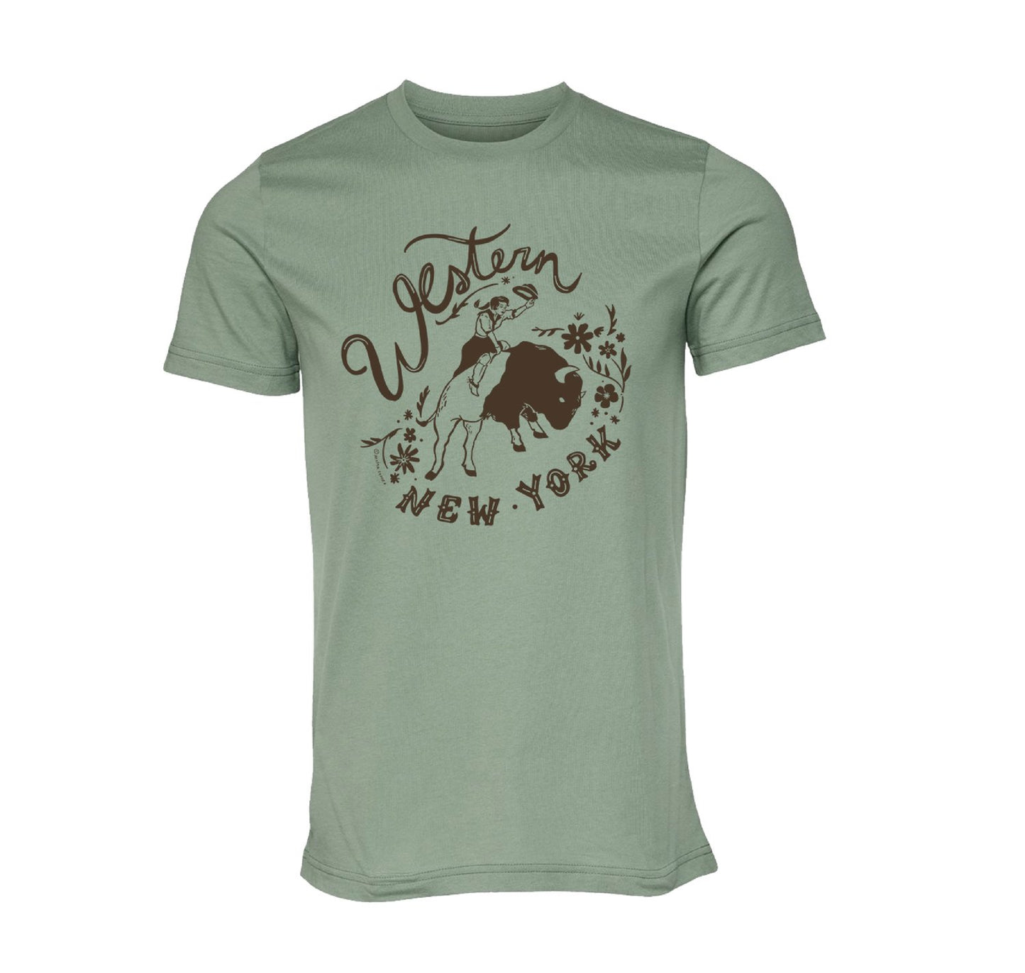 Western NY T-shirt (Sage)