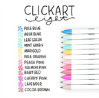CLiCKART Retractable Felt Tip Marker