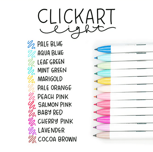 CLiCKART Retractable Felt Tip Marker
