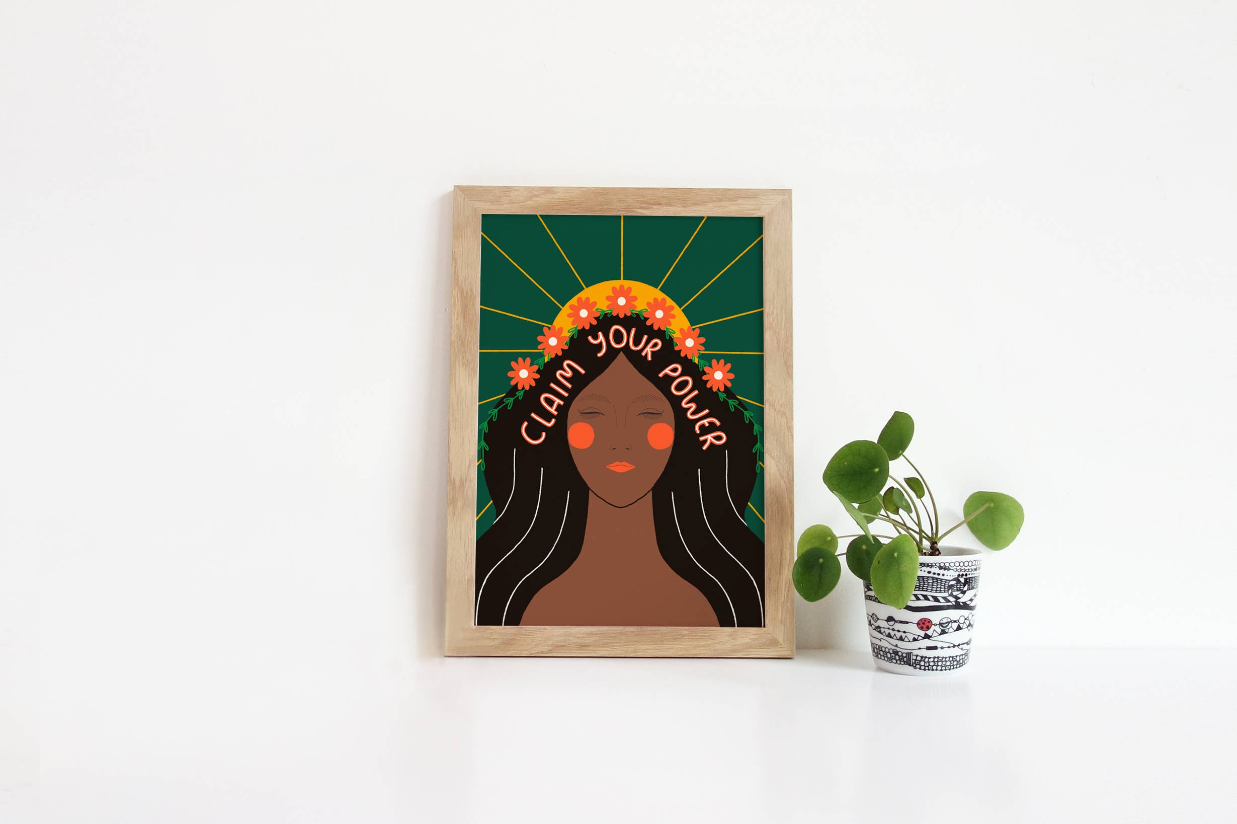 Claim Your Power Print: Variation 3