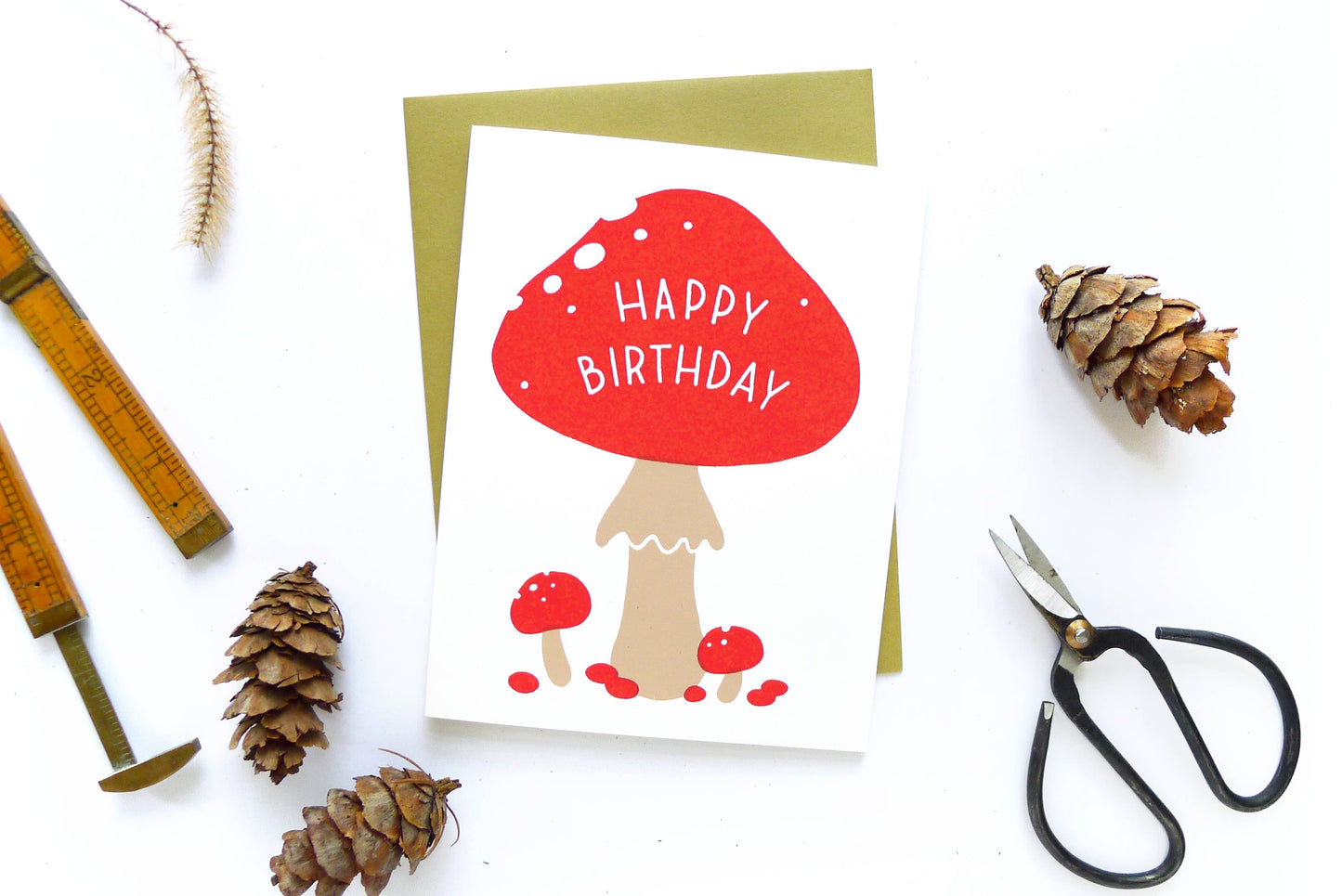 Birthday Mushroom Card