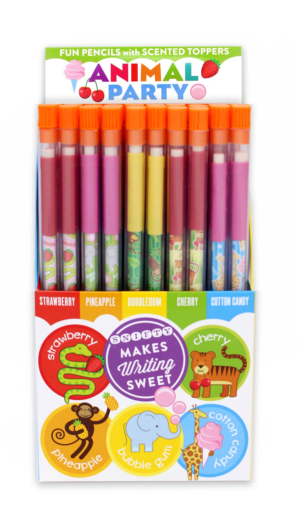 Animal Party Scented Pencil with Topper