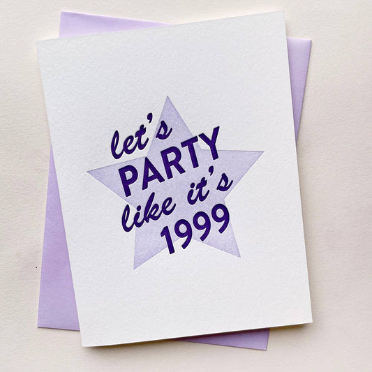 Party 1999 Card