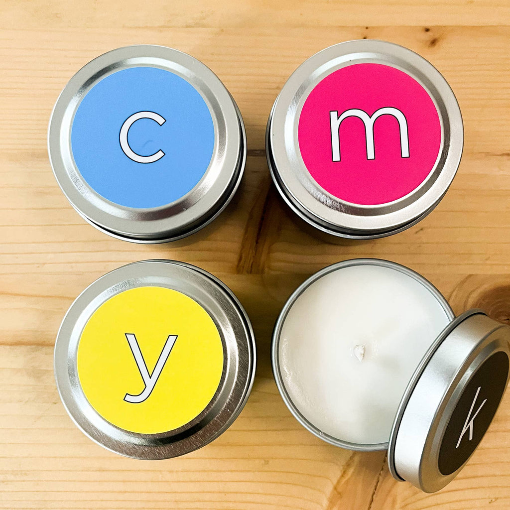 CMYK Candle Set