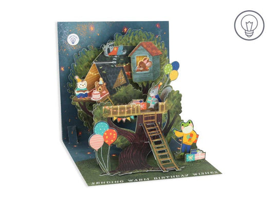 Treehouse Pop-Up Card