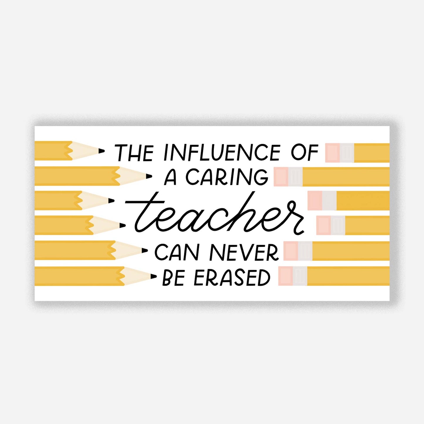 Caring Teacher Sticker
