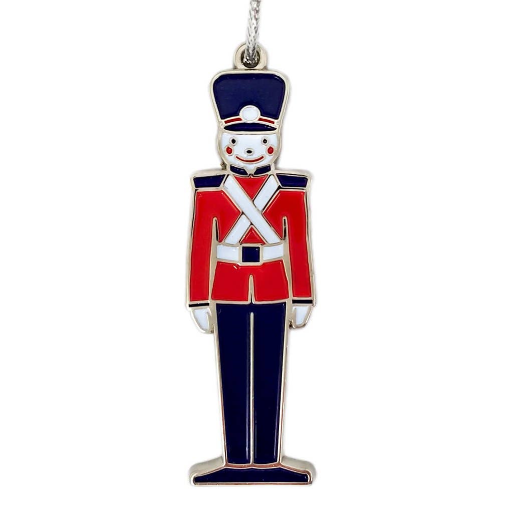 Toy Soldier Enamel Ornament