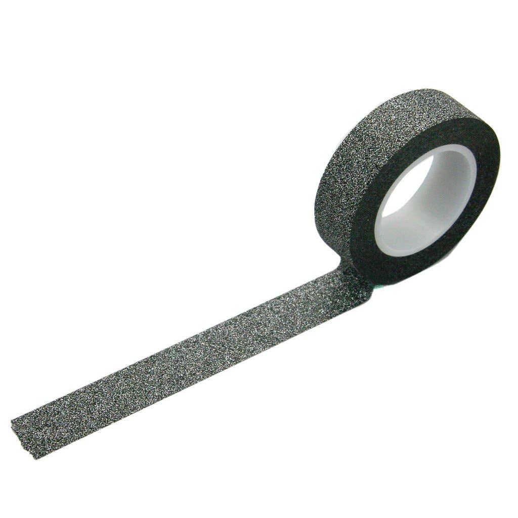 Black Glitter Tape