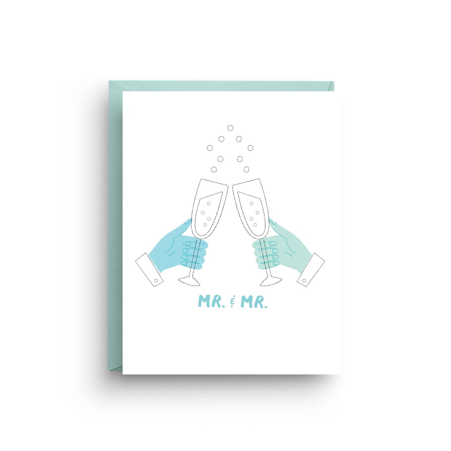 Mr. and Mr. Cheers Wedding Card
