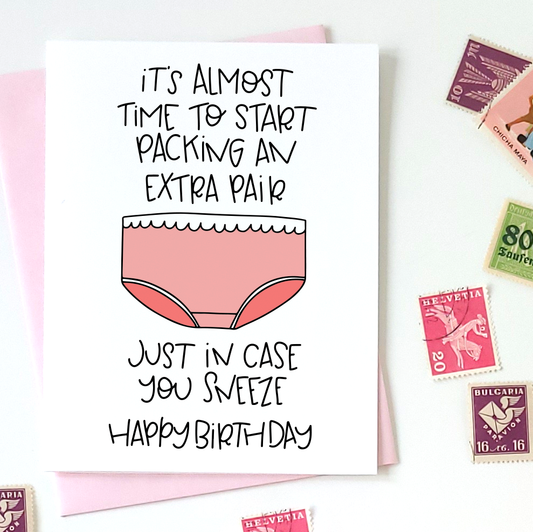 Extra Pair Birthday Card