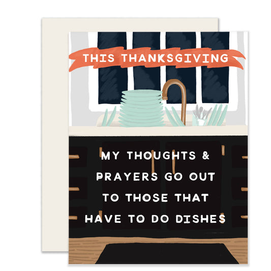 Thoughts & Prayers This Thanksgiving Card