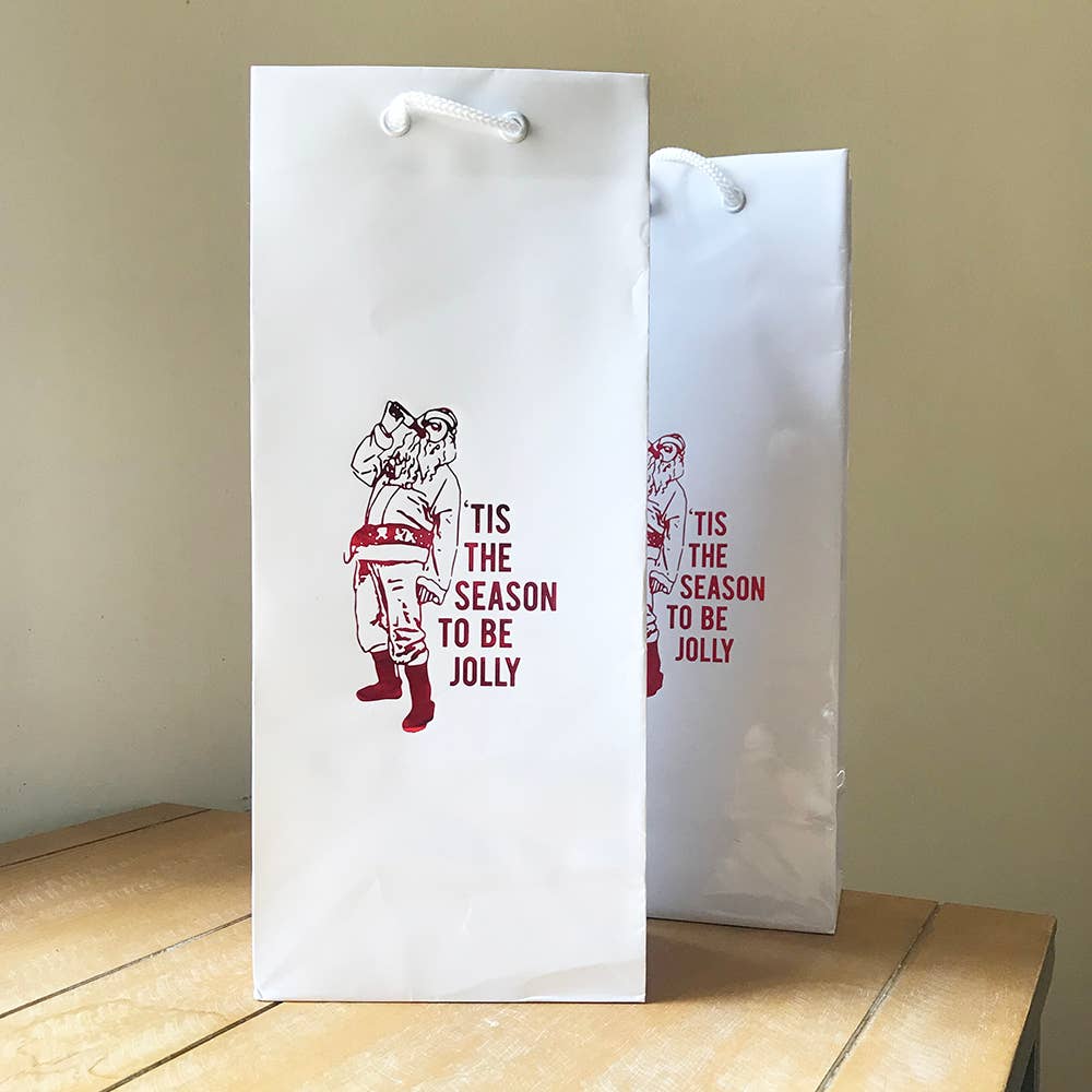 'Tis The Season Wine Bag