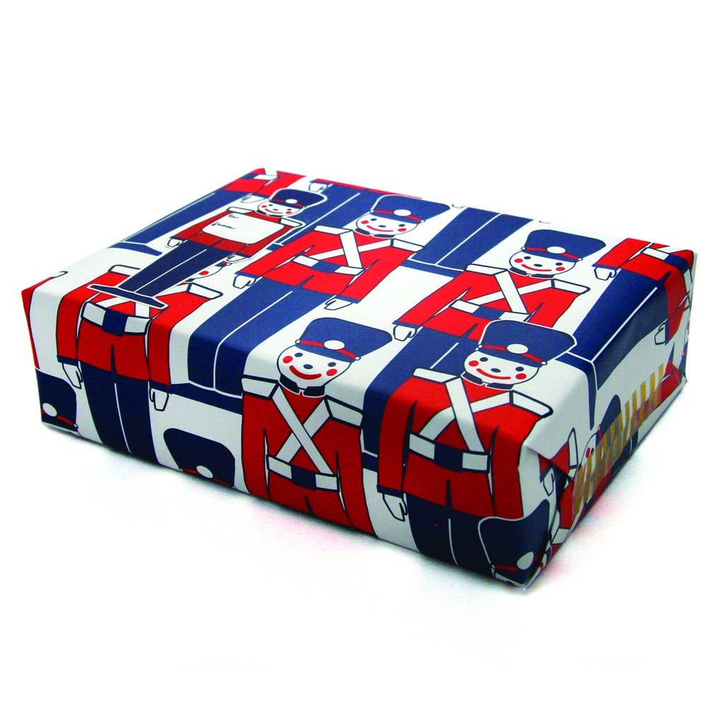 Roll of Toy Soldier Gift Wrap (3 Sheets)