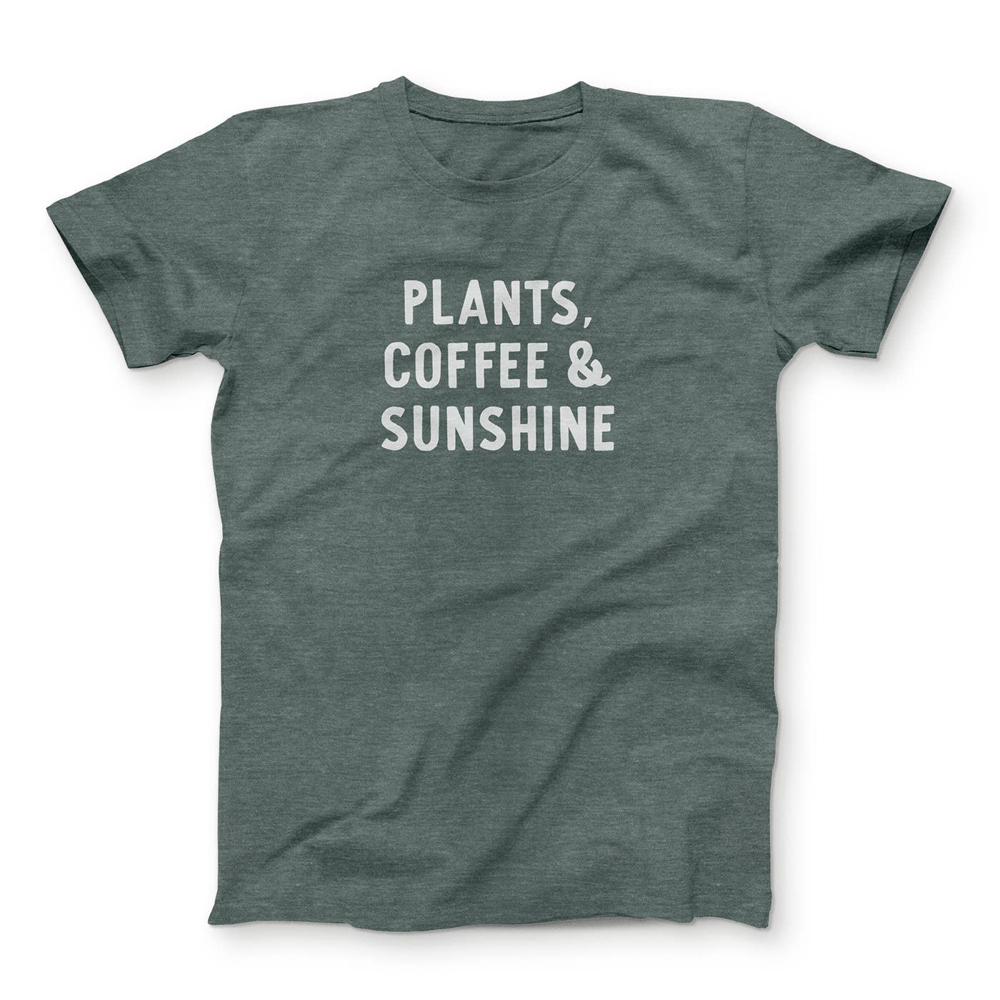 Size L- Plants, Coffee & Sunshine T-Shirt