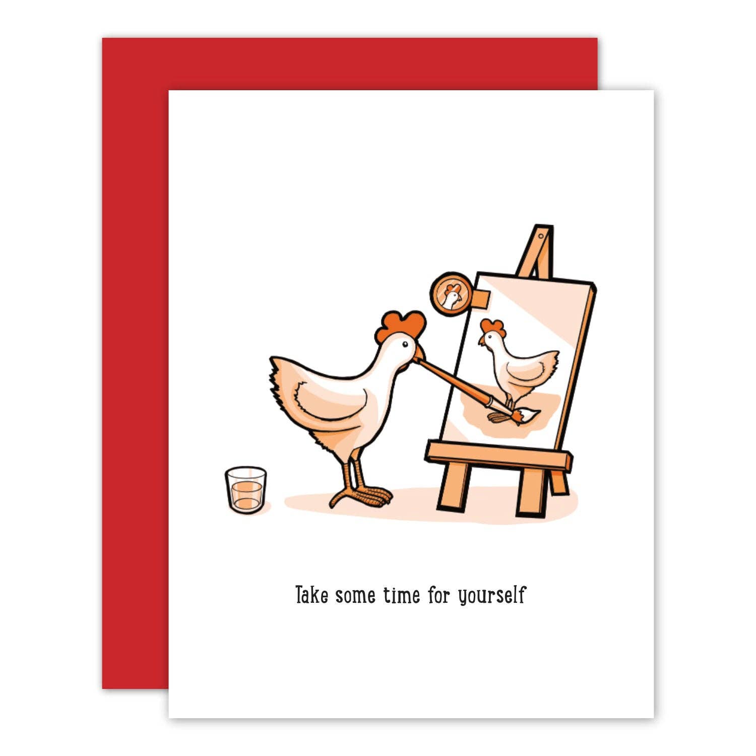 Chicken Self-Care Card