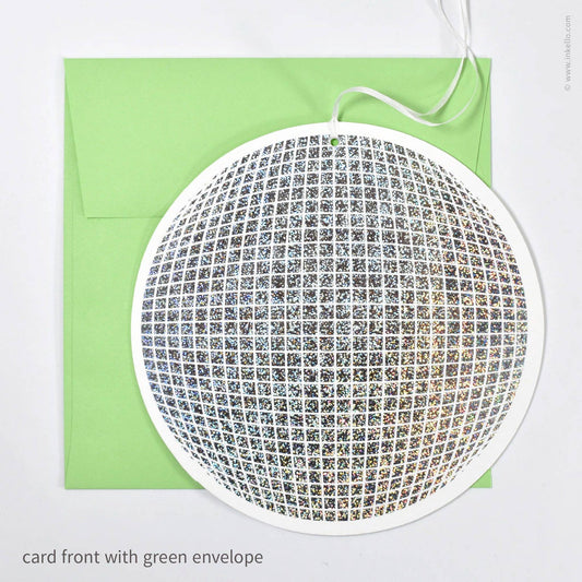 Disco Ball Birthday Card