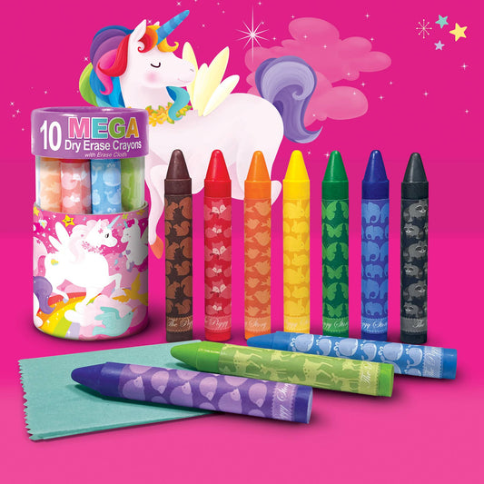 Dry Erase Mega Crayons- Unicorn Land