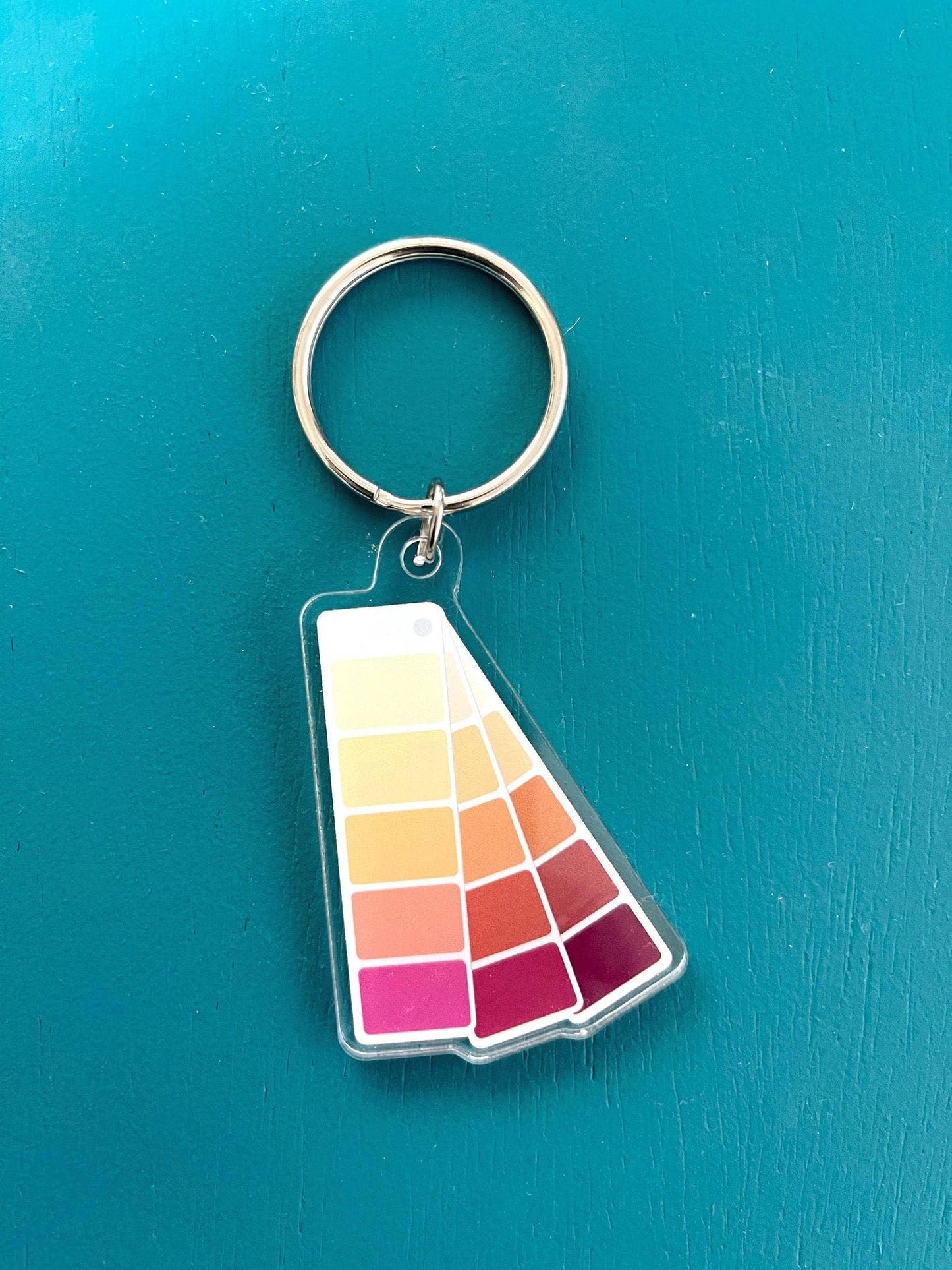 Shades of Sunset Acrylic Keychain