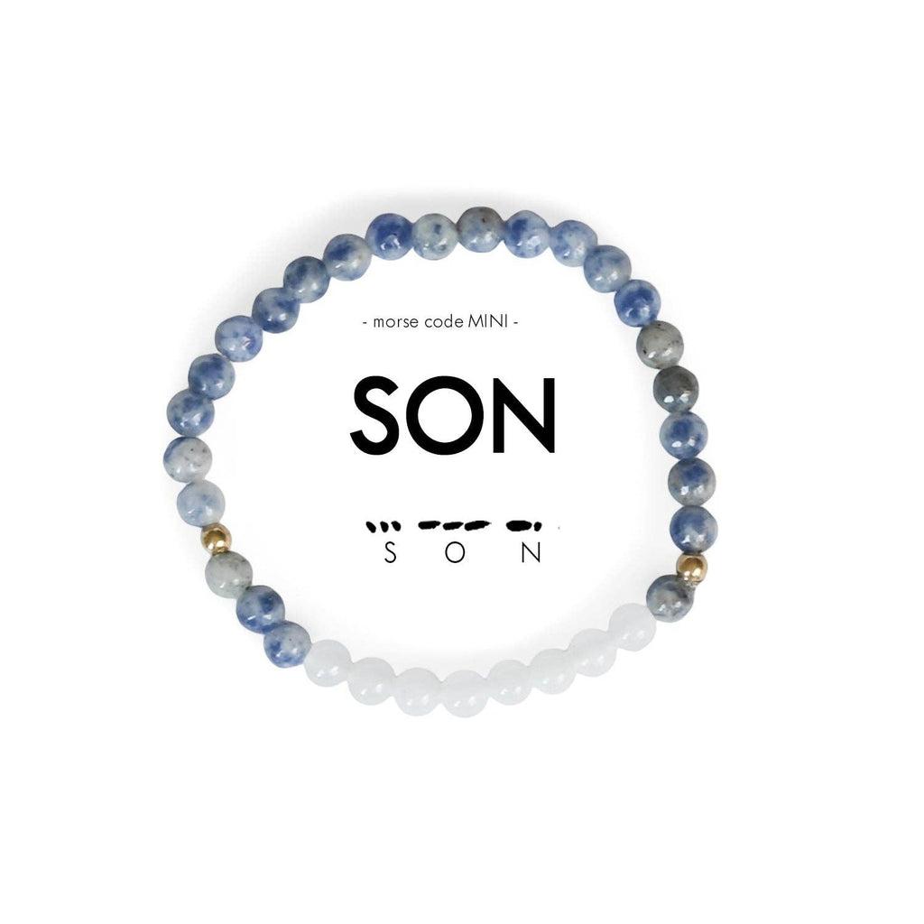Mini Morse Code Bracelet - Son