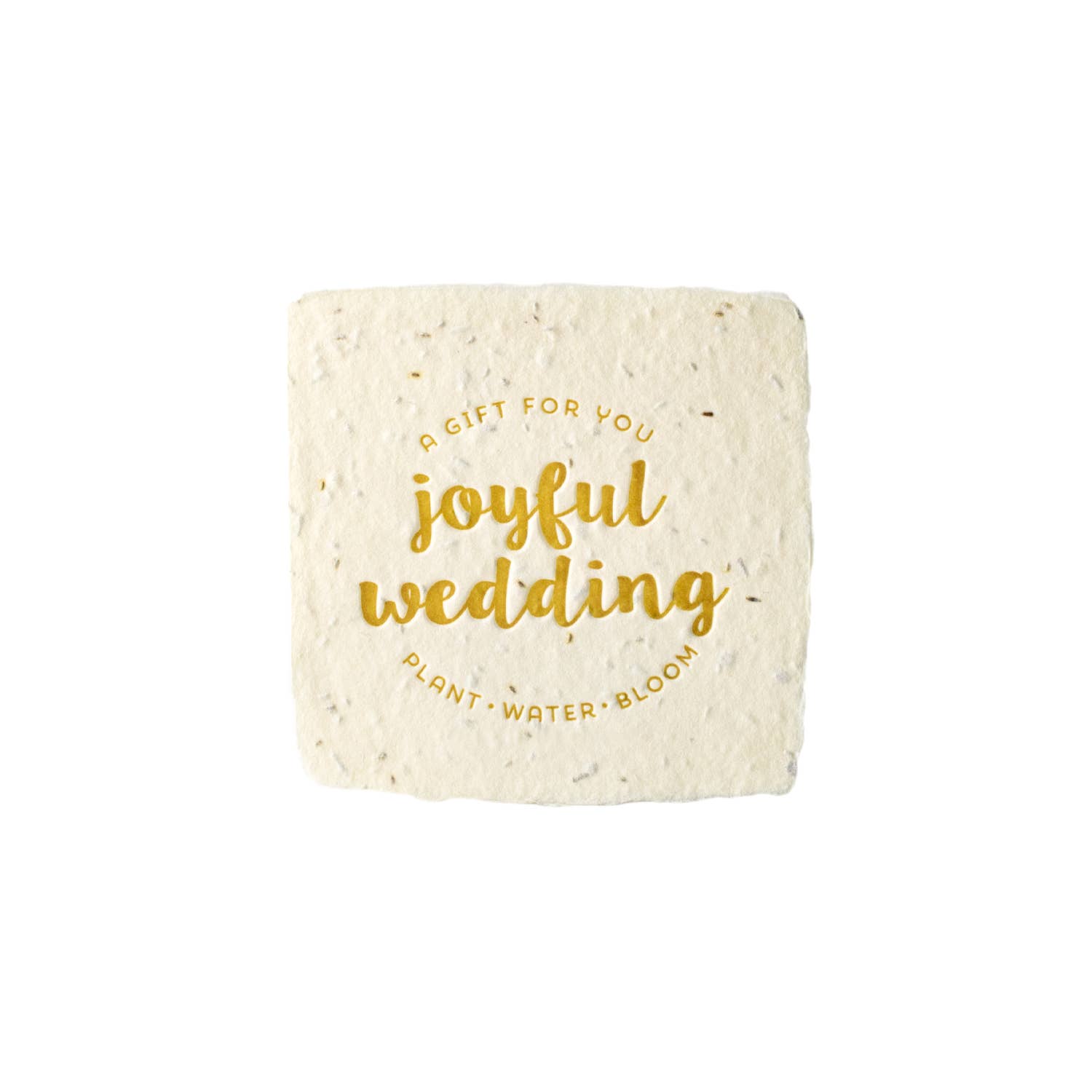 Wedding Petite Wildflower Seed Handmade Paper Letterpress