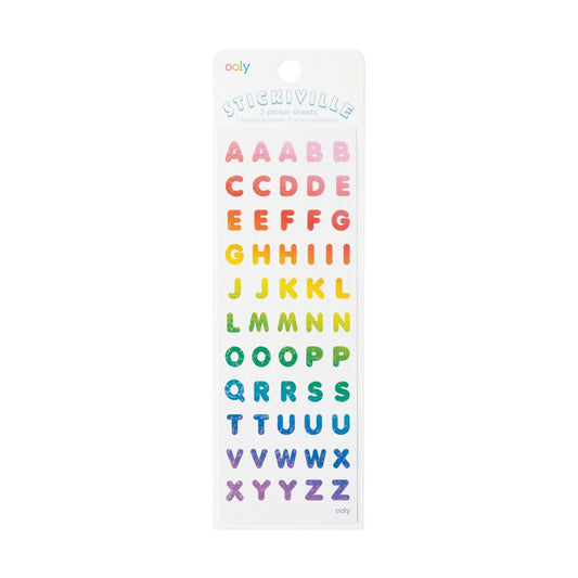 Rainbow Letters - Stickiville Stickers