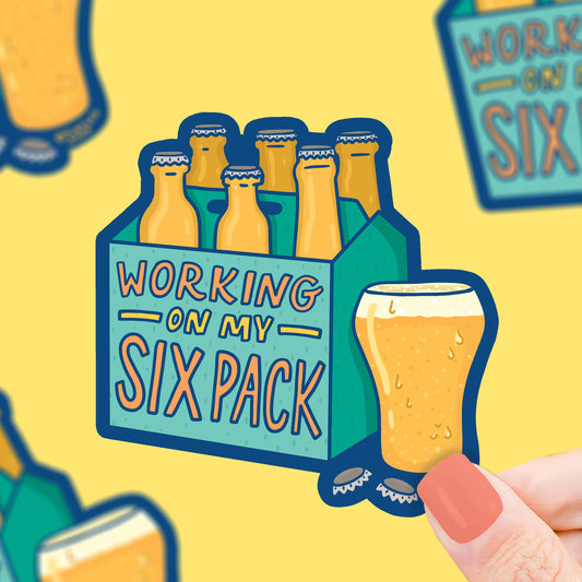 Six Pack Sticker