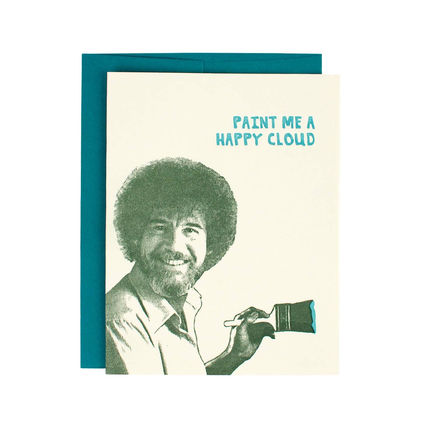 Paint Me a Cloud Letterpress Card