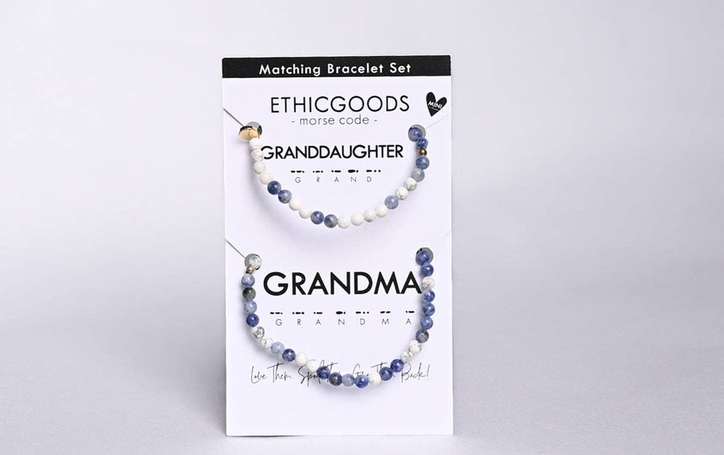 Morse Code Matching Set - Grandma & Mini Granddaughter