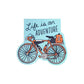 Adventure Bicycle Magnetic Bookmark