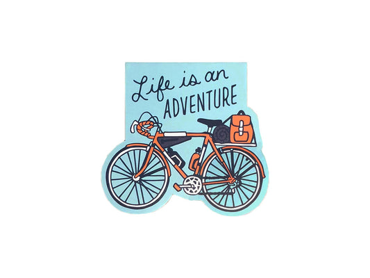 Adventure Bicycle Magnetic Bookmark