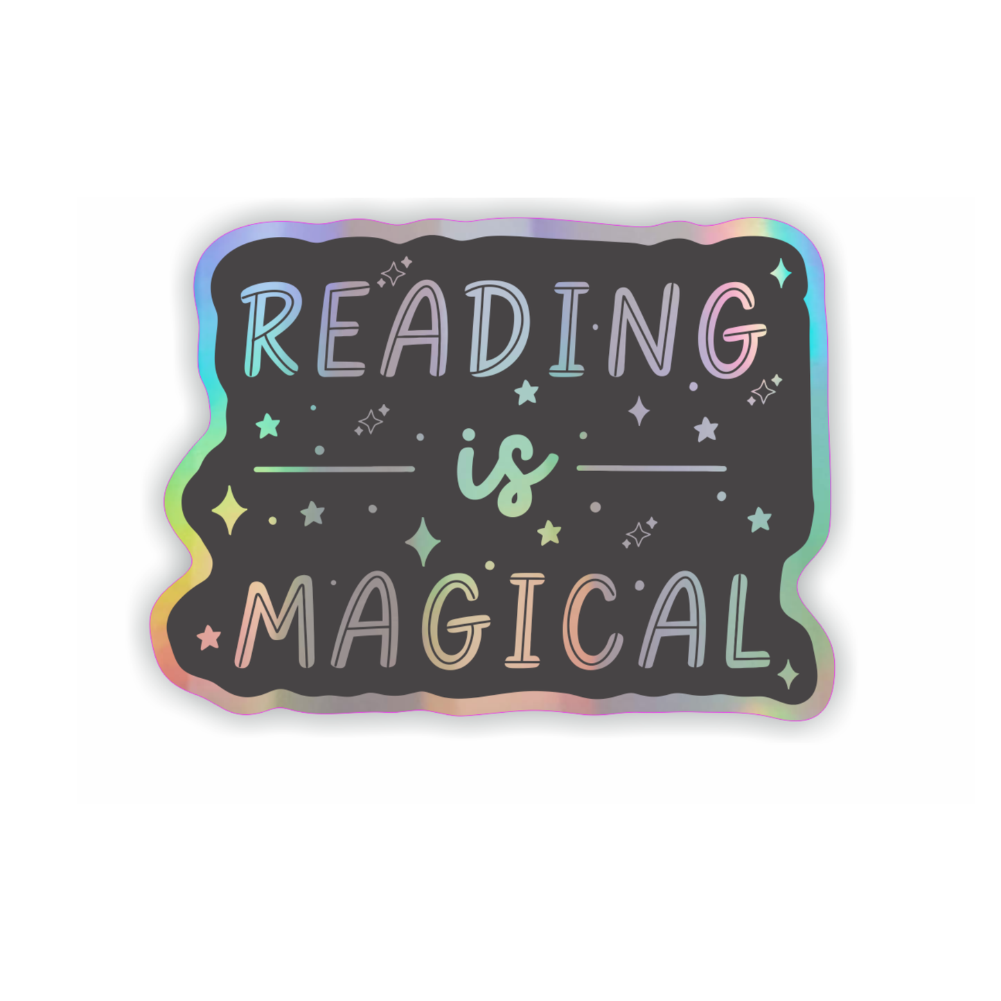 Reading is magical sticker