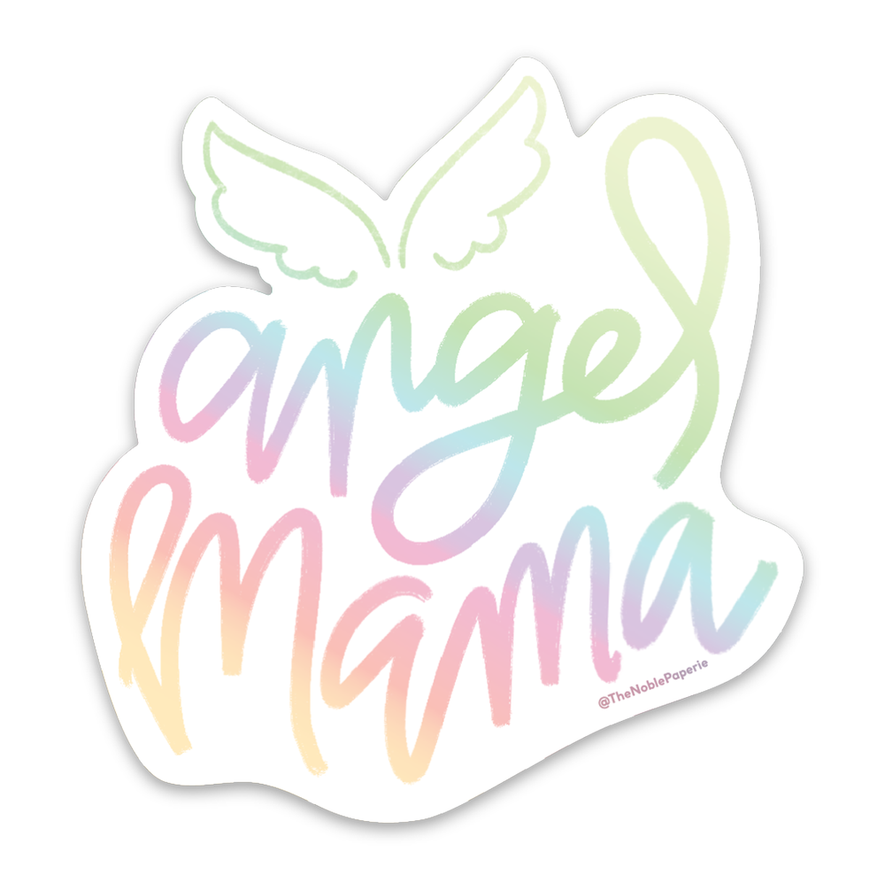 Angel Mama Miscarriage Sticker