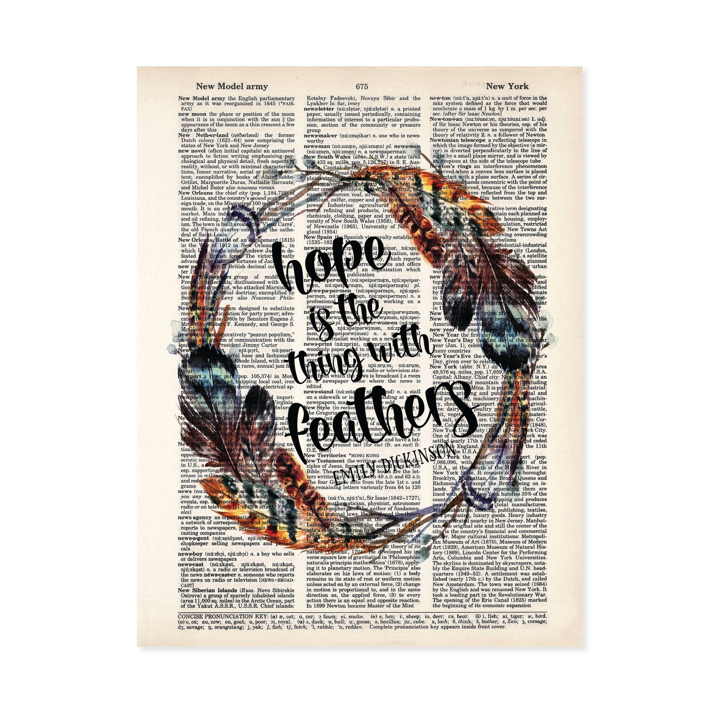 Hope is the Thing with Feathers - Emily Dickinson Quote