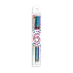 Six Click Colored Gel Pen - Classic