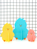 Turquoise Acrylic Chicks Set