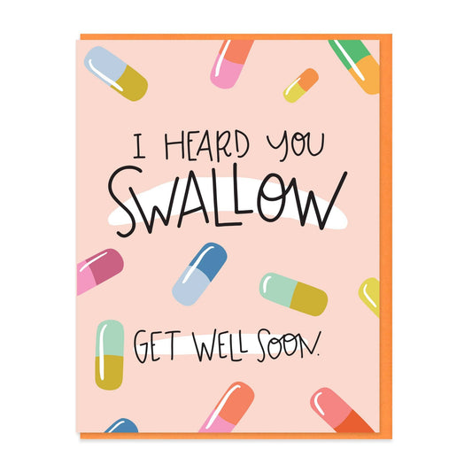 Swallow Get Well card