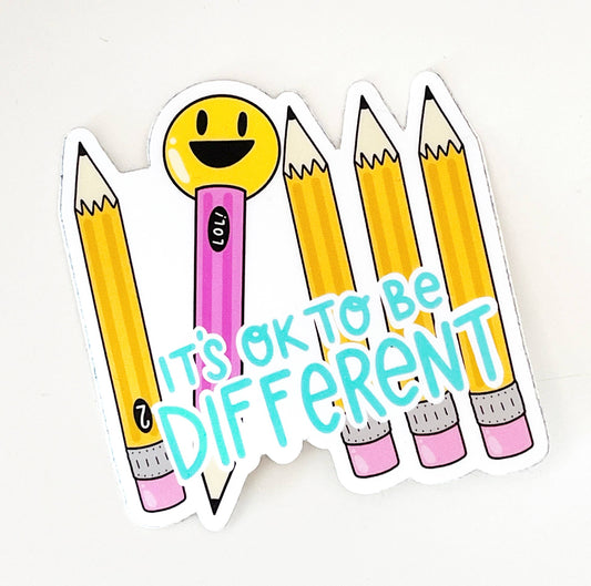 OK To Be Different Sticker