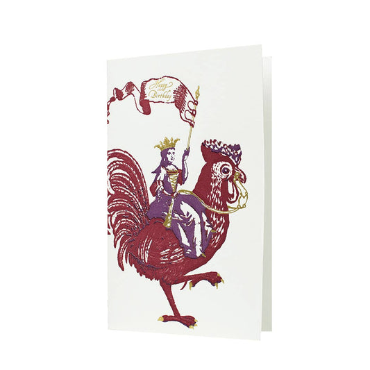 Rooster Museum Collection Letterpress Card