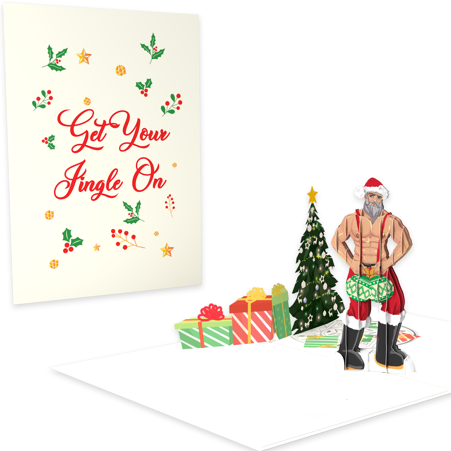 Jingle Balls Funny Christmas Card