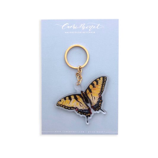 Swallowtail Acrylic Butterfly Keychain