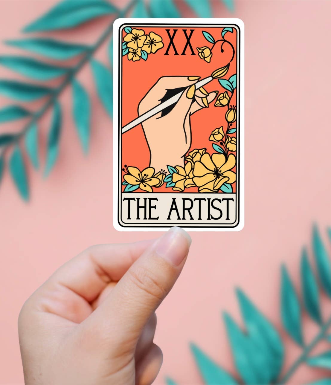 The Artist Tarot Card Sticker