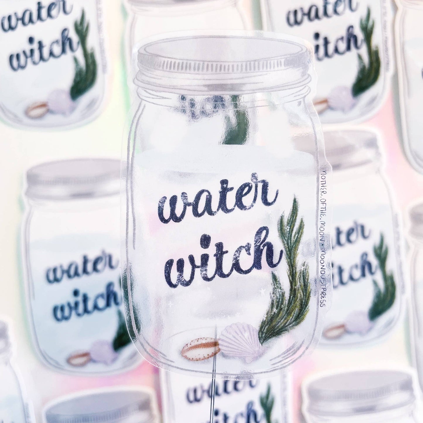 Water Witch Clear Sticker
