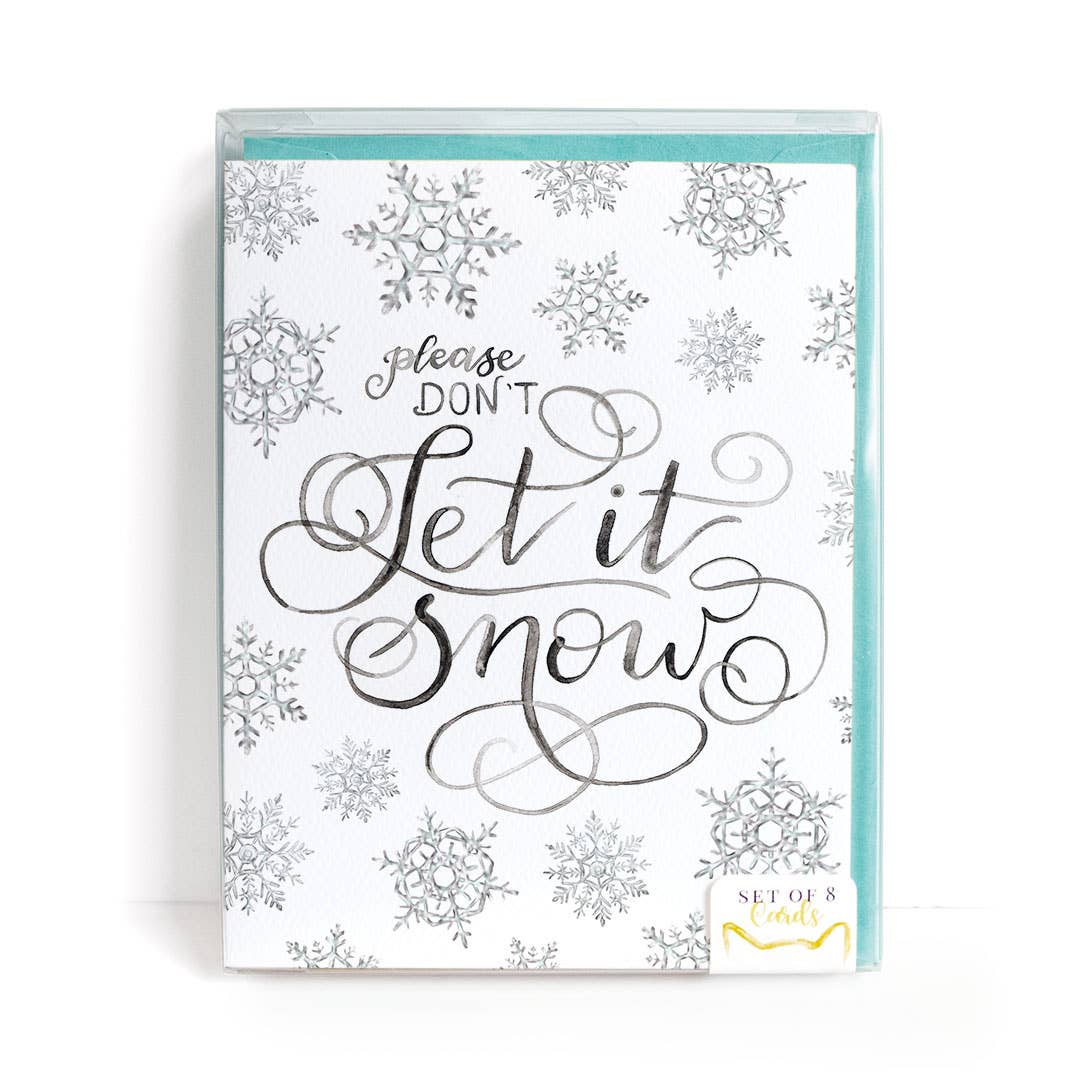 Don't Let It Snow Cards, Set of 8