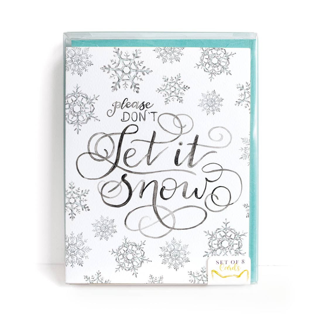 Don't Let It Snow Cards, Set of 8