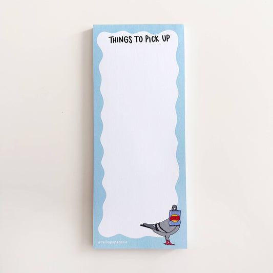 Things To Pick Up Pigeon  Notepad