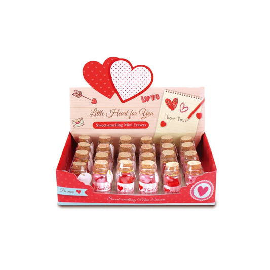 Eraser Set- Mini Heart Erasers