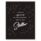 Stellar Belated Birthday Greeting Card